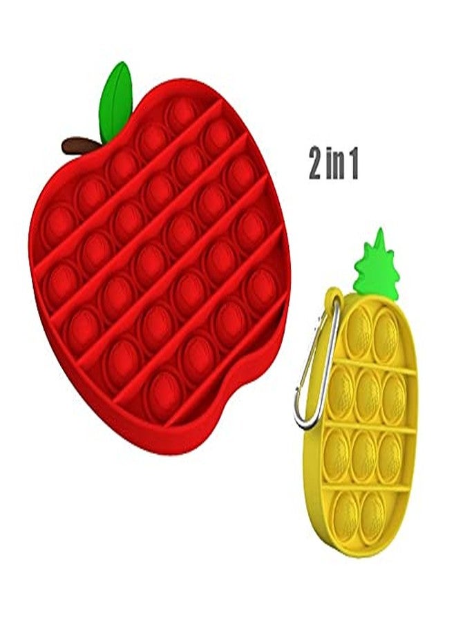 ماياترا ألعاب مايارترا لتخفيف التوتر، لعبة فقاعات الضغط الحسية لتخفيف التوتر، لعبة سيليكون لتخفيف التوتر للأطفال ذوي الاحتياجات الخاصة (التوحد)، ألعاب حسية رائعة لتخفيف التوتر، هدايا مبتكرة للبنات والأولاد والأطفال والكبار - Image 2